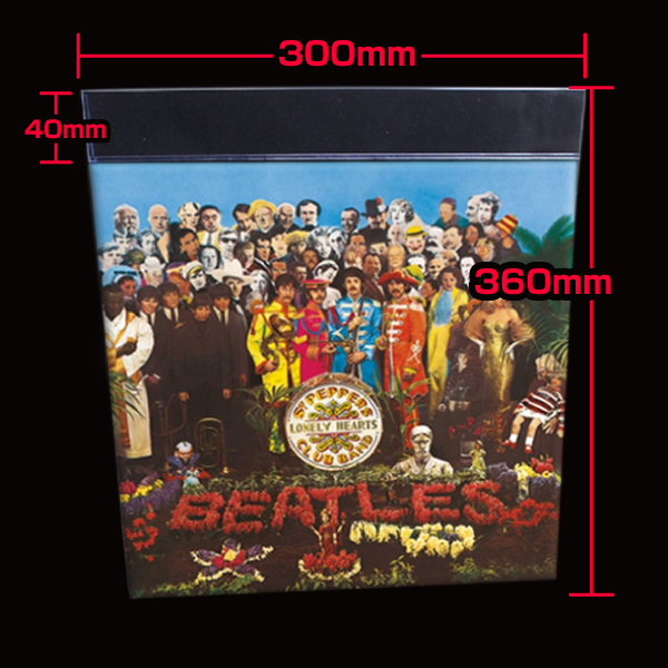 塩ビ製　LPレコード用仕切り板　300×360mm　10枚